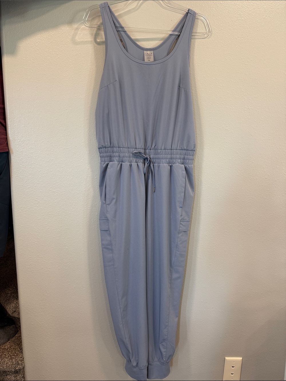 CALIA by Carrie Underwood Light Blue Girls' Sleeveless One-Piece Jumpsuit